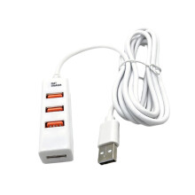 1 Input 4 Output USB Chargers Splitter Cable For Power-200cm