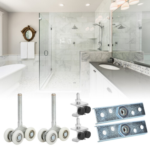 2-Pack Shower Door Runners 25mm 2