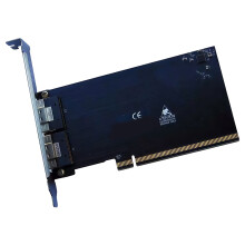 2Channel PCIe X16 Adapter Card With 2 SFF-full height baffle