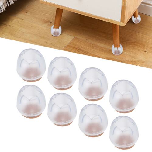 40 Pack Clear Thick Silicone Table Leg Protectors