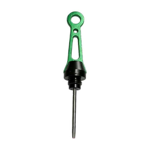 Accuracy Threaded Oil Levels Indicates Engine Oil-Green