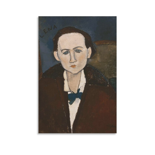 Modigliani-tryck på canvastavla 20x30 cm