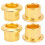 Gold Tuning Pegs Ukulele Locking 2L 2R 2