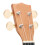 Gold Tuning Pegs Ukulele Locking 2L 2R 8