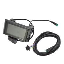 Painel de controle com display LCD para bicicleta elétrica 24-60V
