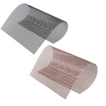 Alfombrilla de malla de PTFE para parrilla de barbacoa, reutilizable, resistente al calor y antiadherente.