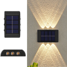 Solar Fence Lights Outdoor LED2Pack