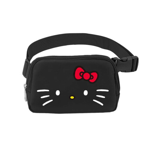 Unisex waterproof nylon running belt Hello Kitty black