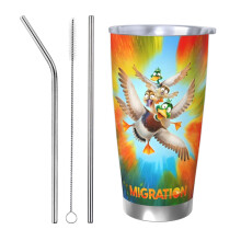 Vaso térmico de acero inoxidable con aislamiento al vacío de 591 ml (20 oz)