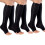 Aosijia zipper compression socks knee-high3-pack 1