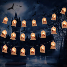 Halloween-ljusslinga 20 LED 2,7 m inomhus utomhus