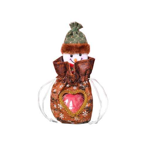 Samt-Apfel-Weihnachtsgeschenktasche, Heimdekoration, 1 Stück