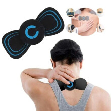 Massageador Elétrico para Pescoço e Ombros EMS Cervical Preto