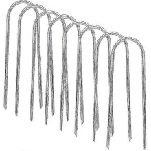 Trampolinenagels, gegalvaniseerde U-ankers, 8 stuks