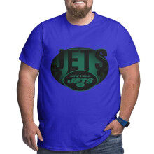 NY Jets herre stor og høj fodbold-T-shirt