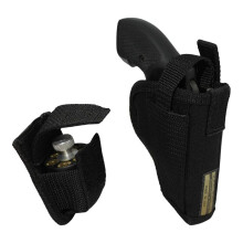 OWB Holster with Speed-Loader Pouch for 2-inch Snub-Nose