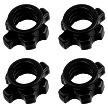 Braçadeira de porca para barra de halteres (4 peças)