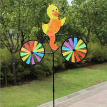 Windmill Yard Spinner Animal Bike Garden Decoration