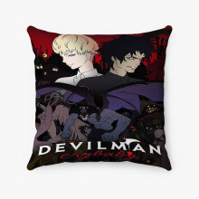 Poszewka na poduszkę Devilman Crybaby z poliestru przędzonego