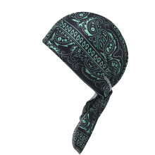 Unisex Hijab Caps Kopfbedeckung Mützen Turban Kopfbedeckung-Grün
