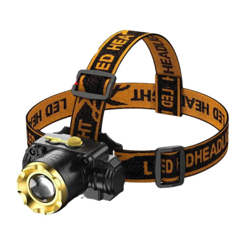 Superlys USB-oppladbar hodelykt LED 1-pakning