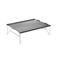 Hiroekza aluminum folding camping table compact