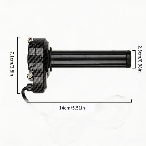 Smooth ABS Handlebar Twist Grip Suitable For X S Off Roading 2