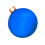 Christmas inflatable bell ball outdoor60cm 1