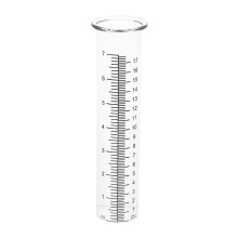Tube de rechange pour pluviomètre NUOLUX, 7 pouces, en verre