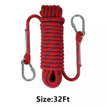 Corda de escalada de 9,75 m (32 pés) e 1500 kg (3300 lbs), segura para academia e montanhismo.