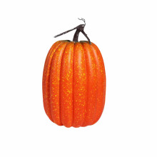 Harliver kunstmatige pompoenen - Schuimrubberen oogstdecoratie voor Halloween en Thanksgiving, tafeldecoratie voor binnen (oranje)