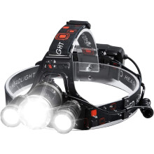 Nabíjateľná LED čelovka s ultra jasným svetlom, 4 režimy