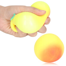 Soft Plastic Peach Ball