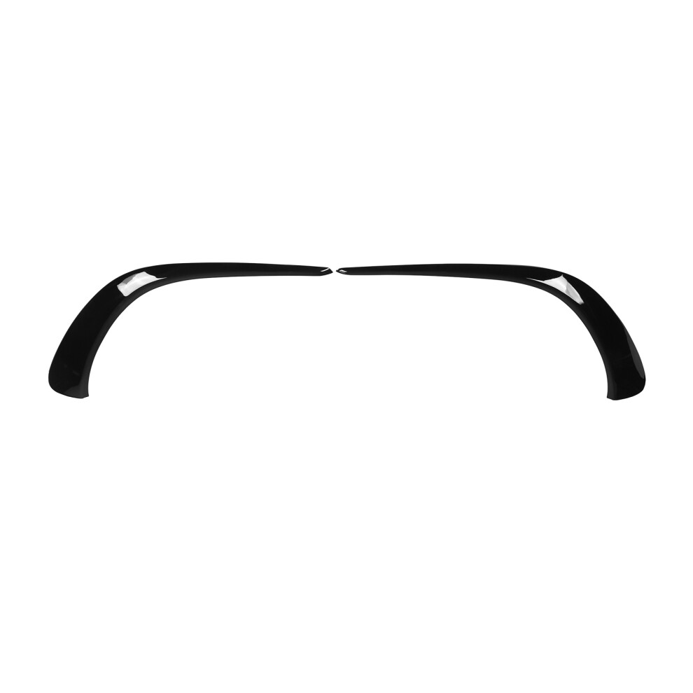 Pair Of Glossy Front Spoilers Cla Black 7340572700803