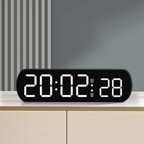 Reloj electrónico LED con alarma multifuncional