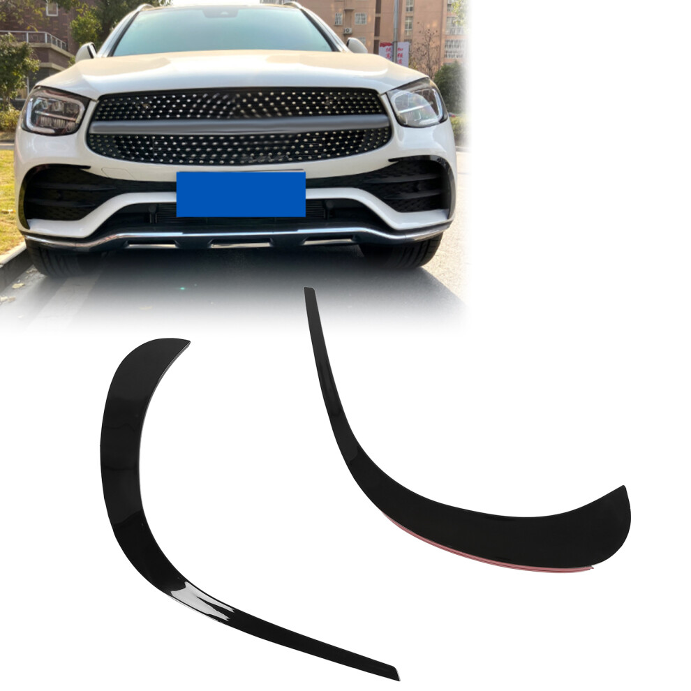 2Pcs Abs Glossy Air Vent Canards For Glc260 Black 7340572749222