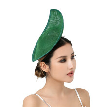 Luxus Millinery Fascinator Base Derby Hut für Brautparty-Grün