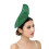 Western Bonnet Hat Millinery Cap Base Derby Hat For-Green 1