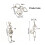 Practical Heart Key Holder Key Chain-Gold key chain key pendan 4