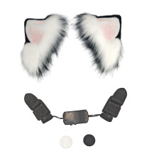 Cosplay – casque d'oreille d'animal, bandeau d'oreille de-Noir