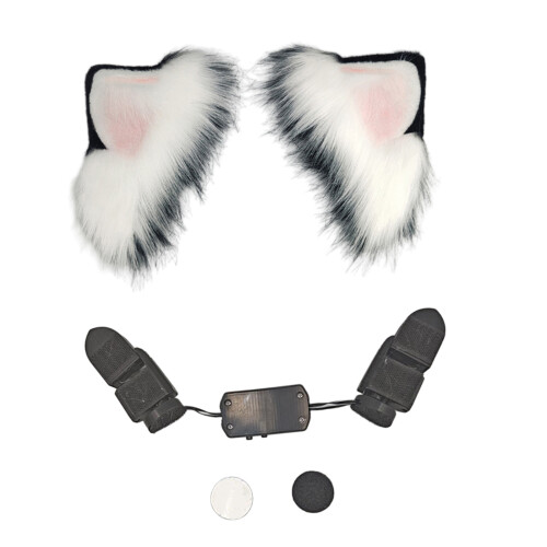 Cosplay – casque d'oreille d'animal, bandeau d'oreille de-Noir