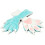 Fun Animal Themed Gloves Mittens With Separate-white blue 1