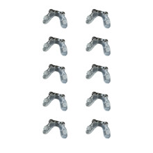 10 stuks doorzichtige siliconen neuskussens,-MA3B.