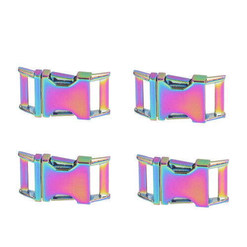 Easy-Release Alloy Buckles - 4 Pieces Set