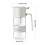 Ölspender und Sprühflasche 550 ml für Salatdressing,-Grau 3