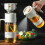 Ölspender und Sprühflasche 550 ml für Salatdressing,-Grau 5