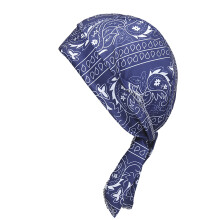 Traditioneller Turban für Frauen, Hijab für Unisex,-Blau