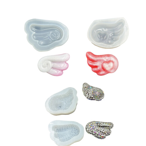 Stylish Diamonds Wing Silicone Holder For Phone-smooth wing. 1