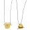 Strohhut-Halskette. Zarter femininer Schmuck-B 2