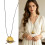 Strohhut-Halskette. Zarter femininer Schmuck-B 3